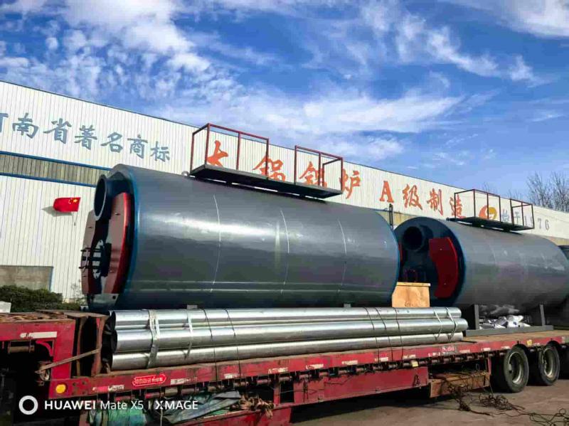 New hot water equipment ready to be shipped