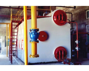 Gas steam boiler for medium temperature and medium pressure generator set